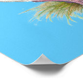 Poster Dinde Mini Blanche Familiale (Coin)