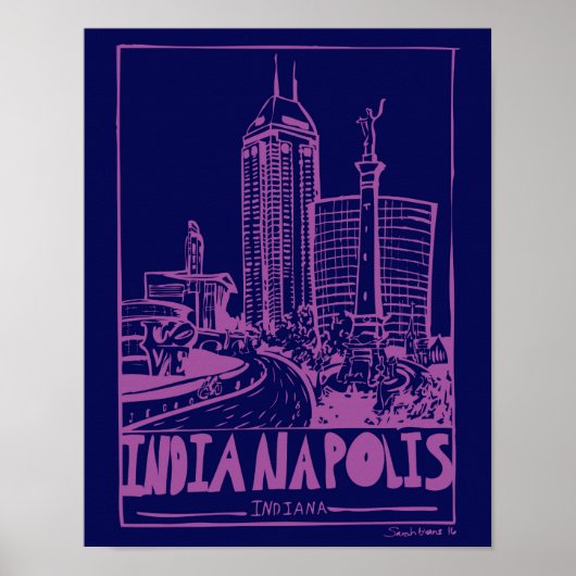 Poster d'Indianapolis (Devant)