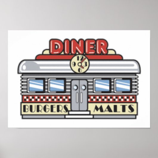Poster Diner (Devant)