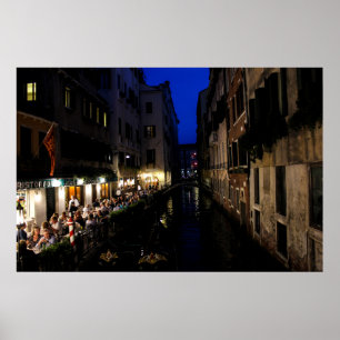Poster Diner à Venise