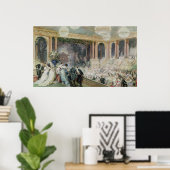 Poster Dîner aux Tuileries, 1867 (Bureau à domicile)