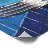 Poster Diner Bar Stools Impressionnisme (Coin)