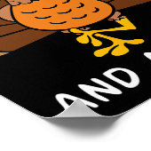 Poster Dîner d'action de grâce Danses de clogging Danser (Coin)