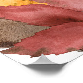 Poster Dîner d'action de grâces Citrouilles de bienvenue, (Coin)