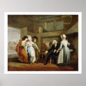 Poster "Dîner dans les Hayfields" (surpris par M. Thornhi (Devant)