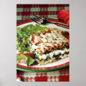 Poster Dîner de Lasagna (Devant)