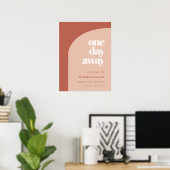 Poster Dîner De Répétition Chic En Terre Cuite Un Jour (Bureau à domicile)