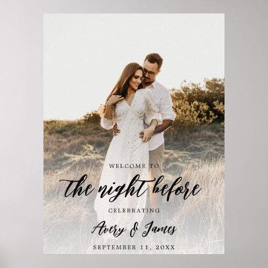 Poster Dîner De Répétition De Photo Budget La Nuit Précéd (Devant)