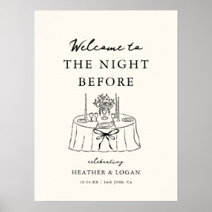 Poster Dîner de Répétition la Veille Fantaisiste