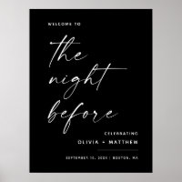 Dîner de répétition noir | La veille du Welcome