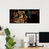 Poster Dîner d'entreprise (Bureau à domicile)