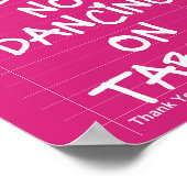 Poster Diner Guest Check Funny Kitchen Decor Wall Art  (Coin)