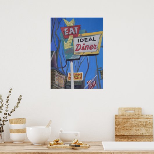 POSTER DÎNER IDÉAL (Cuisine)