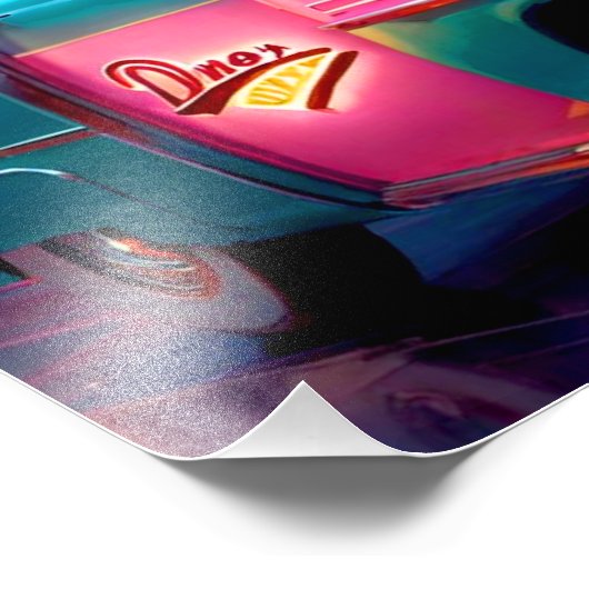 Poster  Diner Lights (Hoek)