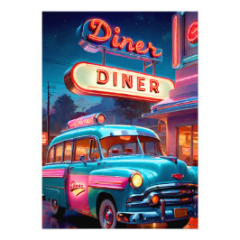 Poster  Diner Lights