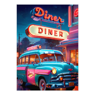 Poster  Diner Lights