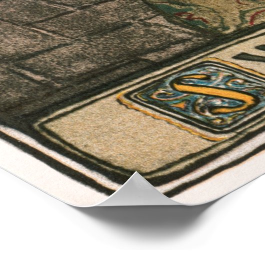 Poster Dîner par Jessie Willcox Smith (Coin)