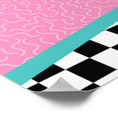 Poster Diner Retro 1950 fêtes d'anniversaire Sock Hop Des (Coin)