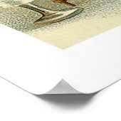 Poster "Dîner romantique pour grenouilles" (Coin)