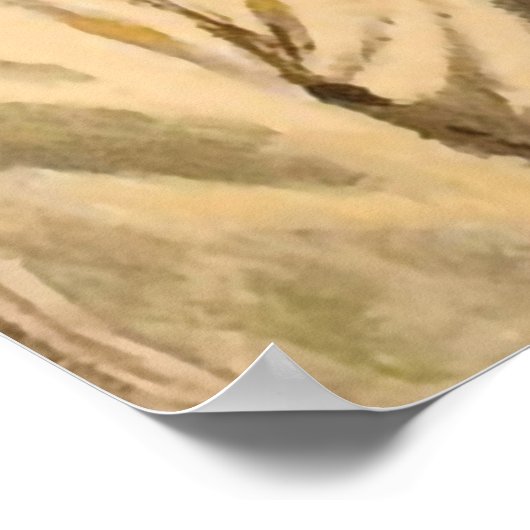 Poster Dîner Thanksgiving (Coin)