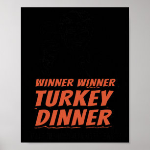 Poster Dîner Turquie Dîner Turquie Thanksgiving Dadd
