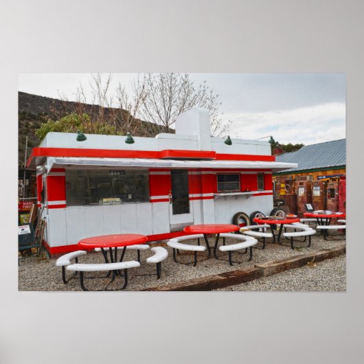 Poster Diner Valentine, Nouveau-Mexique (Devant)