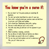Poster d'infirmière (Devant)