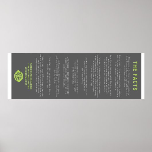 Poster d'information sur la maladie de Lyme (Devant)
