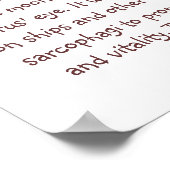 Poster d'information sur l'oeil de Horus (Coin)