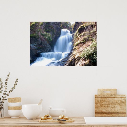 Poster Dingman Falls @ Delaware Water Gap (Cuisine)