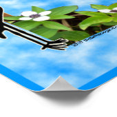 Poster Dingue Bird Lady Design (Coin)