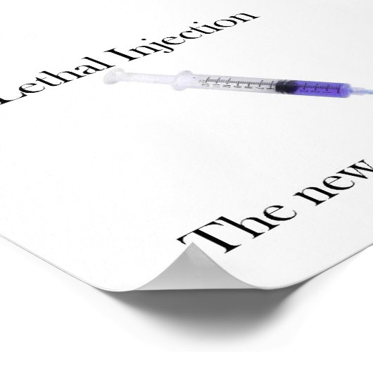 Poster d'injection létale (Coin)