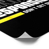 Poster Dink Resnsibly Don't Get Smashed Ckleball Gift  (Coin)