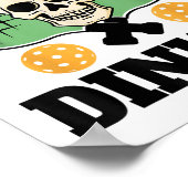 Poster Dinker Dur _ Chemise De Pickleball Pour Pickleball (Coin)