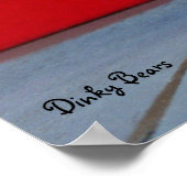 Poster Dinky Bears Guitariste (Coin)