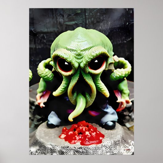 Poster Dinner with Cthulhu (Devant)