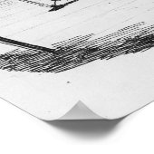 Poster Dinners, illustration de 'Sketches by Boz' (Coin)