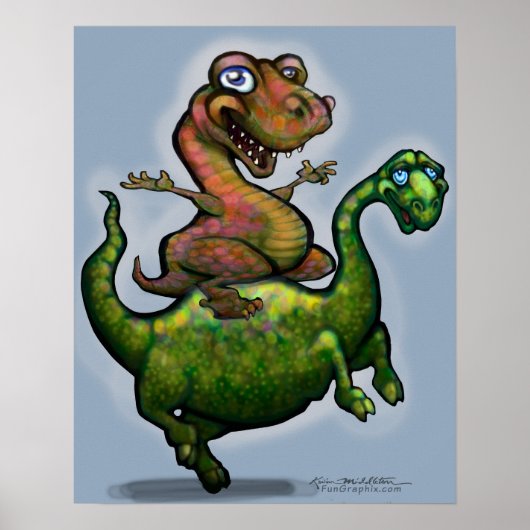 Poster Dino Bronco (Devant)