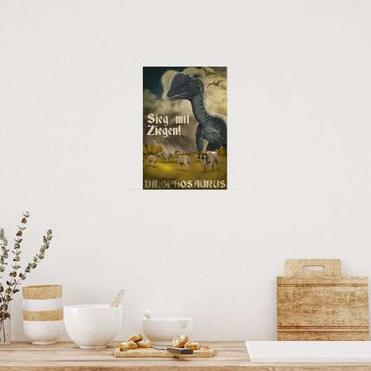 Poster Dino D-Day : Dilophosaurus (Cuisine)