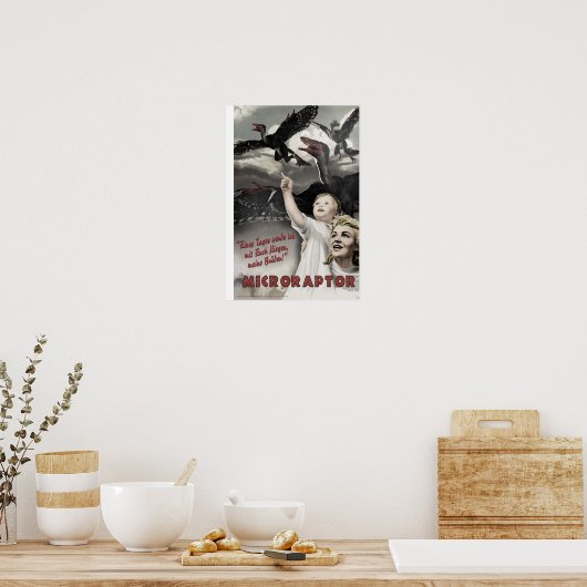Poster Dino D-Day : Microraptor (Cuisine)