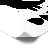 Poster Dino danse (Coin)