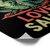 Poster Dino Dinosaur Lovey-saurus T-rex Funny Trex (Coin)