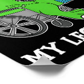 Poster Dino Funny Get Well Broken Leg Gift Dinosaur With (Coin)