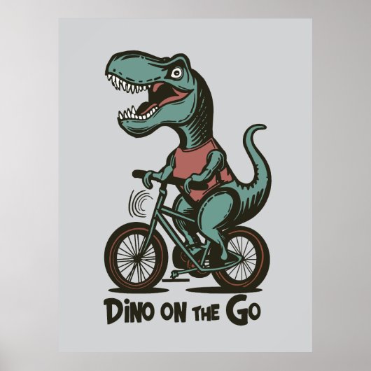Poster Dino on the Go (Devant)