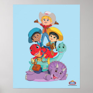 Poster Dino Ranch Friends