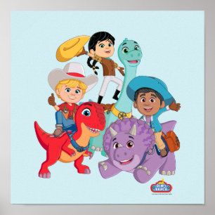 Poster Dino Ranch Yee Haw !