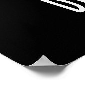 Poster Dino-sore Funny Irritated Dinosaur Pun Dark BG (Coin)