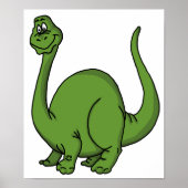 Poster Dino vert (Devant)