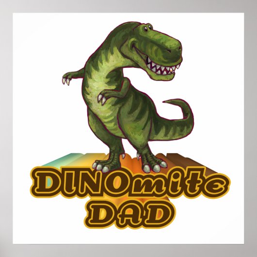 Poster Dinomite Papa (Devant)