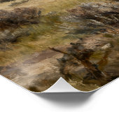 Poster Dinornis robustus – Grand Moa de l'Île du Sud (Coin)